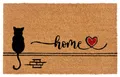 Fußmatte HANSE HOME "Kokos Cat Home, Türmatte", braun (kokos), B:40cm H:15mm L:70cm