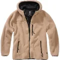 Brandit Teddyfleece Damen Jacke, hellbraun, 3XL - Hellbraun - 3XL