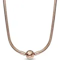 Pandora Kette ohne Anhänger Pandora Moments Schlangen-Gliederhalskette 382234C00 Damenhalskette 40cm