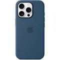 Silikon Case mit MagSafe, Handyhülle dunkelblau, iPhone 16 Pro
