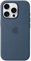 Apple Silikon Case mit MagSafe für iPhone 16 Pro denim