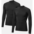 POWER KOMPRESSIONSSHIRT - Schwarz - XL
