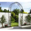 GARDEN PLEASURE Rosenbogen "MIRA", B x T x H: 145 x 38 x 260 cm, Metall, anthrazit - grau