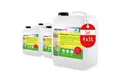 Höfer Chemie GmbH 4 x 5 L MICROACTIV® Steinreiniger / Grünbelag-Entferner Grundreiniger (Wirksam gegen Moos und Grünbelag)