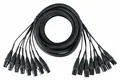 8-fach Multicore Kabel 5 Meter Länge XLR male female Kanal Cable Peitsche Sub