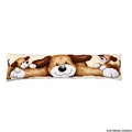 Vervaco Zuglüftstopper Stickset "Hunde", Stickbild vorgezeichnet