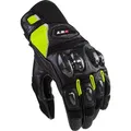 LS2 Motorradhandschuhe Spark II Leather perforierte Motorradhandschuhe gelb|schwarz S