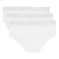Marc O'Polo Damen Essentials 3-Pack Panty Hipster Panties, Weiß, XS EU
