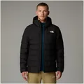 The North Face Daunenjacke ACONCAGUA 3 HOODIE mit Kapuze und Kordelzug, wasserabweisend, aus Daunen und Polyester schwarz S (46/48)