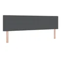 vidaXL Bett Kopfteil Dunkelgrau 180 cm Cordstoff (1-tlg)