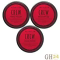 3x American Crew Cream Pomade 85g