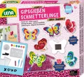 Lena® Spiel Gipsgießen Glitter Schmetterlinge - Kreatives Bastelset für Kinder ab
