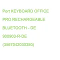 Port KEYBOARD OFFICE PRO RECHARGEABLE BLUETOOTH - DE 900903-R-DE (3567042030350)