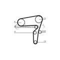 CONTITECH CT 1105 Water Pump & Timing Belt Set CT1105WP2