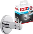 tesa SMOOZ Klebehaken verchromt rund 37 x 37 x 37 mm ohne Bohren Badhaken