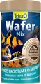 Tetra Wafer Mix - Fischfutter für alle Bodenfische (z.B. Welse) und Krebse, für gesundes Wachstum und Vitalität, 250 ml Dose