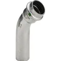 Viega Sanpress Inox Biegung 45° 54 Edelstahl/glänzend, 435448 (Pressverbindung) (435448)