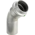 Viega Sanpress Inox Bogen 435448 54mm, 45Grad, Stahl nichtrostend, SC-Contur