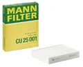 MANN-FILTER CU 25 001 Innenraumfilter/Kabinenluftfilter - für Pkw + Transporter