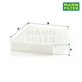 Filter, Innenraumluft MANN-FILTER CU25001 für BMW 1er 3er