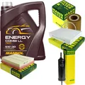 Motor-Öl 5L MANNOL 5W-30 Combi LL+MANN-FILTER Filterpaket für BMW 1er F20 116i