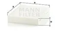 CU 25 001 MANN-FILTER Innenraumfilter Für ALPINA, BMW, BMW (BRILLIANCE)