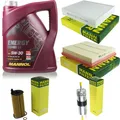 MANN-FILTER Inspektionspaket MANNOL 5L Energy Combi LL 5W-30 für BMW 1er 116i
