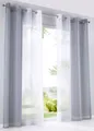 2er Pack Gardinen Farbverlauf Vertikal  »Modena« Ösen HxB 175x140 cm Grautöne