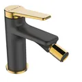 ALANIS Black Gold Stand-Bidetarmatur mit Stöpsel