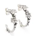 TROLLBEADS Steckcreolen Weinblatt 925 Sterlingsilber TAGEA-00119
