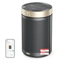 Dreo Energiesparender Heizlüfter, 1500W energiesparender leiser Raumheizer, tragbare Keramik-Fan-Heizer, Thermostat 3 Modi 12H Timer, Überhitzungs- und Kippschutz, für Schlafzimmer, Atom 316, Gold