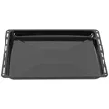 ICQN Backblech 445 x 375 mm Fettpfanne, Emailliert, (1-St), Passend für Whirlpool, Ignis, Bauknecht, Indesit, Algor, Neckermann schwarz 44.5 cm x 3.5 cm x 3.5 cm
