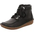 Clarks Knöchelschnürer in schwarz, Gr. 7.5 - Schwarz - 41,5