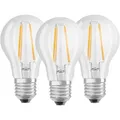 OSRAM LED-Lampe Base Classic A Filament, E27, 8W ersetzt 75W, warmweiß, 3 Stück
