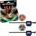 Beyblade X Dual Pack Iron Man 4-80b Stamina Thanos 4-60p Balance Neu