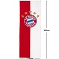 Hissfahne FC Bayern München 150x400cm 5 Sterne Flagge Fahne Hochformat Logo FCB