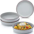Sänger Pastaschalen, Hellgrau, Stein, 4-teilig, kratzfest, Essen & Trinken, Geschirr, Teller, Pastateller