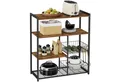 VASAGLE Küchenregal, Standregal mit 6 Haken, 35 x 80 x 95 cm (T x B x H)