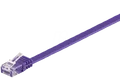 GOOBAY 96313 - Cat.6a Flachkabel violett 1 m