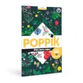 POPPIK 1841135 Sticker-Poster, Botanik, interaktives Lernposter mit Aufklebern, mehrsprachiges Pflanzenposter, für Kinder ab 7 Jahren, 68 x 100 cm