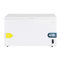 Cecotec Horizontal-Gefrierschrank 418L Bolero CoolMarket Chest 418P Weiß D. Korb mit Griffen, Elektronische LED-Steuerung, Räder, UltraContact D-Cool, Dual-Funktion, ZeroG-Tür, Fast Freezing