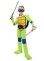 Ninja Turtles – Leonardo Kostüm für Kinder - Mit diesem Kostüm mutierst Du zur