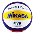 Mikasa Beachvolleyball Beachvolleyball Beach Classic BV551C, Replica des offiziellen Spielballs "Beach Pro BV550C"