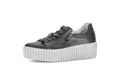 Gabor Damen Low-Top Sneaker, Frauen Halbschuhe,Best Fitting,Sportschuhe,Freizeitschuhe,Turnschuhe,Laufschuhe,antiksilber(altsil,40 EU / 6.5 UK