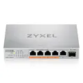 Zyxel XMG-105HP Unmanaged Switch 5x 2.5G Ethernet (4x PoE++, max. 70W), 1x 10G S