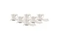 Villeroy & Boch Tasse NewWave Caffè Kaffeebecher mit Unterteller 300 ml, 6-tlg., Porzellan