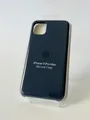 Original Apple iPhone 11 Pro MAX Silikon Schutzhülle Case MWYW2ZM/A Dunkel Blau
