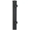 FLORAWORLD Zaunpfosten "Classic", Stahl, BxLxT: 4 x 200 x 4 cm - grau