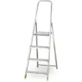 Alu Trittleiter ALVE EUROSTYL, einseitig, 1x4 Sprosen, die Höhe 0,76 m