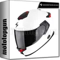 SCORPION INTEGRALHELM FÜR MOTORRAD EXO-GT SP AIR SOLID MATT-PERLWEISS M